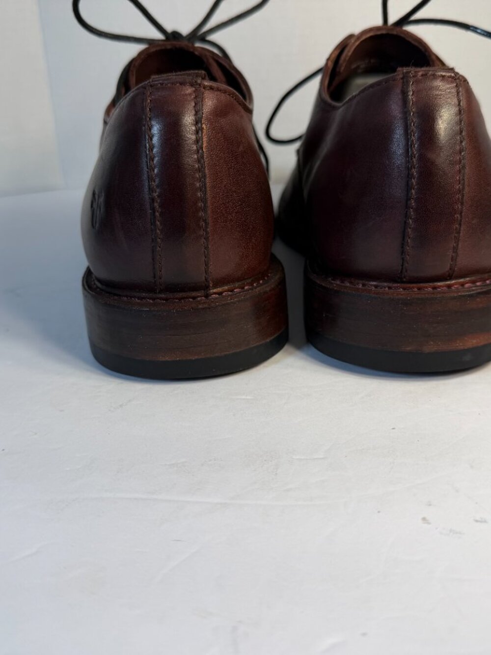 Mens Size 9 FRYE brown leather shoes - Picture 3 of 16